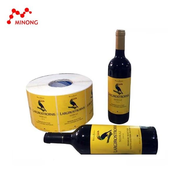 Red wine label customized china